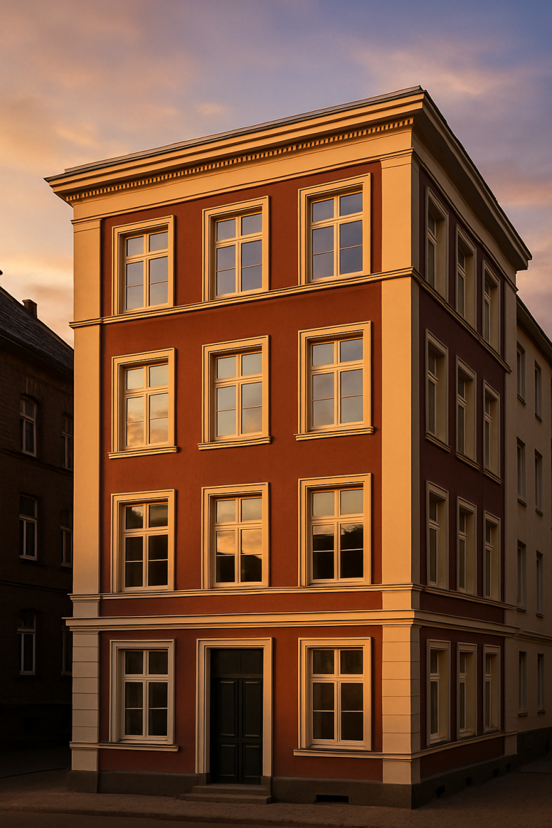Renovierung der Büroetagenfassade (1)
